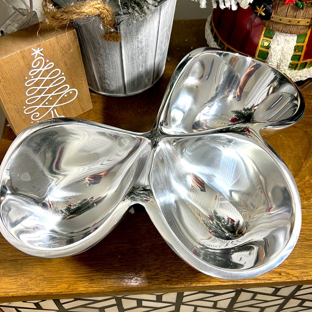 Nambe condiment dish new and in box